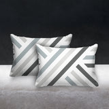 Bass Geometric Reversible Indoor/Outdoor Rectangular Pillow