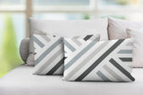 Bass Geometric Reversible Indoor/Outdoor Rectangular Pillow