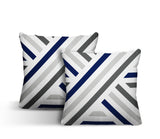 Bass Geometric Reversible Indoor/Outdoor Square Pillow