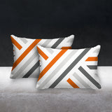 Bass Geometric Reversible Indoor/Outdoor Rectangular Pillow