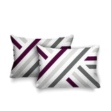 Bass Geometric Reversible Indoor/Outdoor Rectangular Pillow
