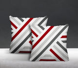 Bass Geometric Reversible Indoor/Outdoor Square Pillow