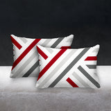 Bass Geometric Reversible Indoor/Outdoor Rectangular Pillow