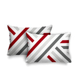 Bass Geometric Reversible Indoor/Outdoor Rectangular Pillow