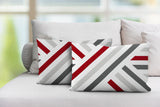 Bass Geometric Reversible Indoor/Outdoor Rectangular Pillow