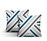 Bass Geometric Reversible Indoor/Outdoor Square Pillow