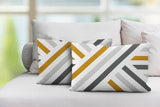 Bass Geometric Reversible Indoor/Outdoor Rectangular Pillow