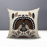 Baty Turkey Reversible Indoor/Outdoor Square Pillow