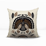 Baty Turkey Reversible Indoor/Outdoor Square Pillow
