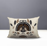 Baty Turkey Reversible Indoor/Outdoor Rectangular Pillow