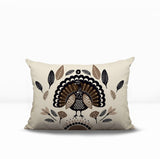 Baty Turkey Reversible Indoor/Outdoor Rectangular Pillow