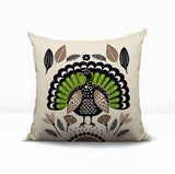 Baty Turkey Reversible Indoor/Outdoor Square Pillow