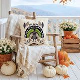Baty Turkey Reversible Indoor/Outdoor Rectangular Pillow