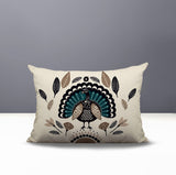 Baty Turkey Reversible Indoor/Outdoor Rectangular Pillow