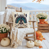 Baty Turkey Reversible Indoor/Outdoor Rectangular Pillow