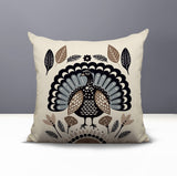 Baty Turkey Reversible Indoor/Outdoor Square Pillow