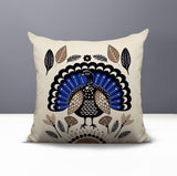 Baty Turkey Reversible Indoor/Outdoor Square Pillow