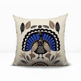 Baty Turkey Reversible Indoor/Outdoor Square Pillow
