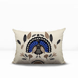 Baty Turkey Reversible Indoor/Outdoor Rectangular Pillow