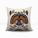 Baty Turkey Reversible Indoor/Outdoor Square Pillow
