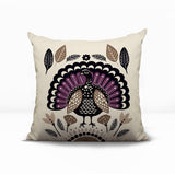 Baty Turkey Reversible Indoor/Outdoor Square Pillow