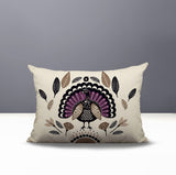 Baty Turkey Reversible Indoor/Outdoor Rectangular Pillow