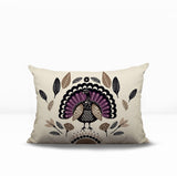 Baty Turkey Reversible Indoor/Outdoor Rectangular Pillow