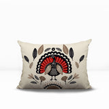 Baty Turkey Reversible Indoor/Outdoor Rectangular Pillow