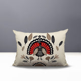 Baty Turkey Reversible Indoor/Outdoor Rectangular Pillow