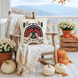 Baty Turkey Reversible Indoor/Outdoor Rectangular Pillow