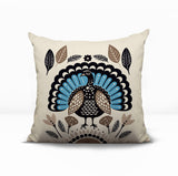 Baty Turkey Reversible Indoor/Outdoor Square Pillow