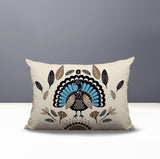 Baty Turkey Reversible Indoor/Outdoor Rectangular Pillow
