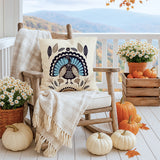 Baty Turkey Reversible Indoor/Outdoor Rectangular Pillow