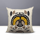 Baty Turkey Reversible Indoor/Outdoor Square Pillow