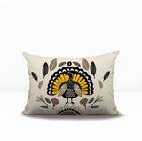 Baty Turkey Reversible Indoor/Outdoor Rectangular Pillow