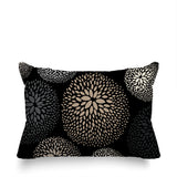 Bavaria Floral Spun Polyester Lumbar Indoor/Outdoor Throw Pillow