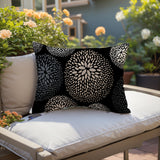Bavaria Floral Spun Polyester Lumbar Indoor/Outdoor Throw Pillow