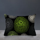 Bavaria Floral Spun Polyester Lumbar Indoor/Outdoor Throw Pillow