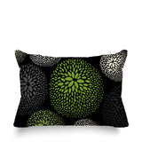 Bavaria Floral Spun Polyester Lumbar Indoor/Outdoor Throw Pillow