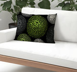 Bavaria Floral Spun Polyester Lumbar Indoor/Outdoor Throw Pillow