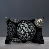 Bavaria Floral Spun Polyester Lumbar Indoor/Outdoor Throw Pillow