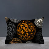 Bavaria Floral Spun Polyester Lumbar Indoor/Outdoor Throw Pillow