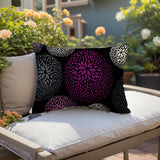 Bavaria Floral Spun Polyester Lumbar Indoor/Outdoor Throw Pillow
