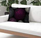 Bavaria Floral Spun Polyester Lumbar Indoor/Outdoor Throw Pillow