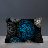 Bavaria Floral Spun Polyester Lumbar Indoor/Outdoor Throw Pillow