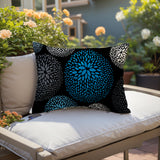 Bavaria Floral Spun Polyester Lumbar Indoor/Outdoor Throw Pillow