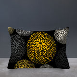 Bavaria Floral Spun Polyester Lumbar Indoor/Outdoor Throw Pillow