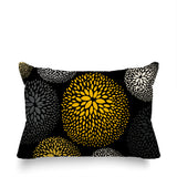 Bavaria Floral Spun Polyester Lumbar Indoor/Outdoor Throw Pillow