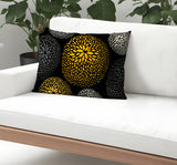 Bavaria Floral Spun Polyester Lumbar Indoor/Outdoor Throw Pillow