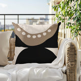Bavo Abstract Reversible Indoor/Outdoor Square Pillow